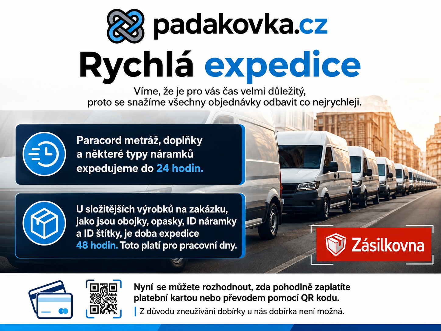 banner padakovka rychlá expedice